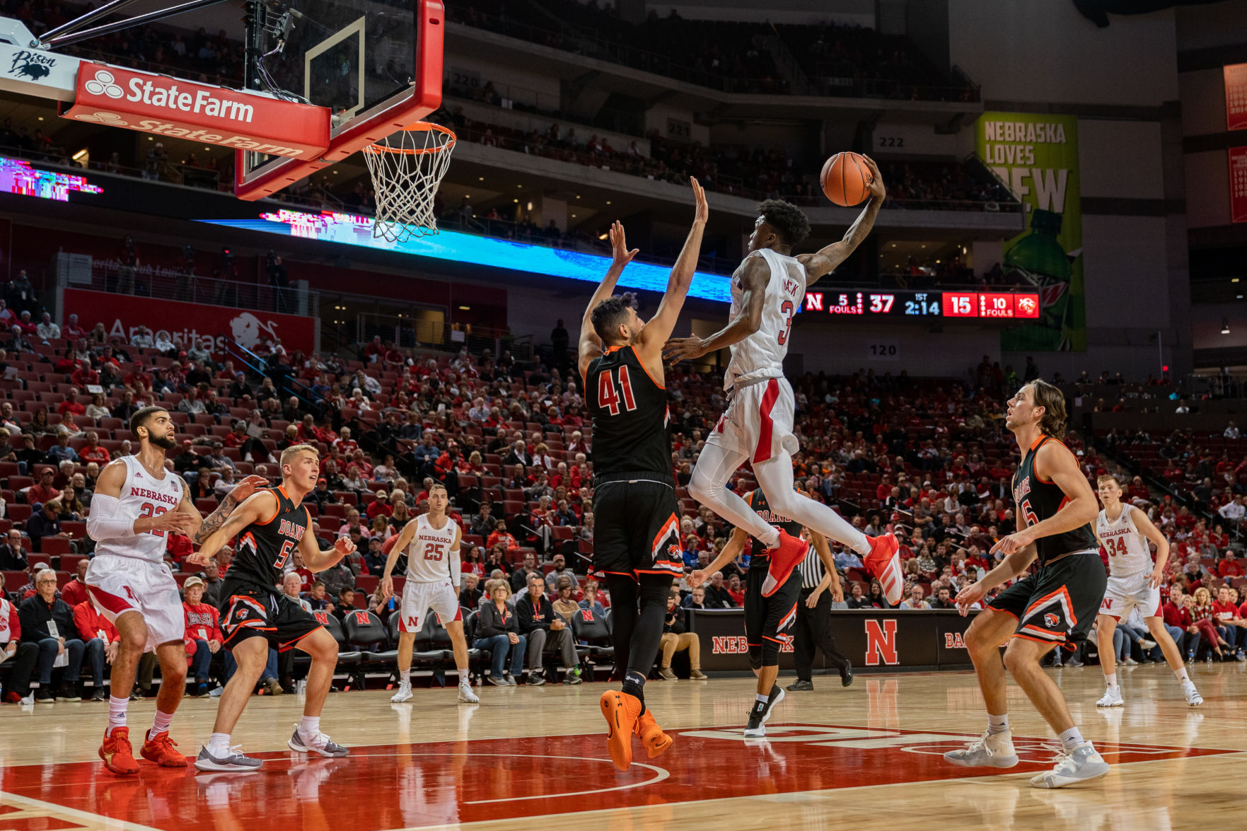 Nebraska Basketball vs. Doane Photo No. 9